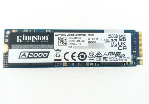 Фото SSD накопичувач Kingston A2000 250 GB (SA2000M8/250G) від користувача grindcorefan1
