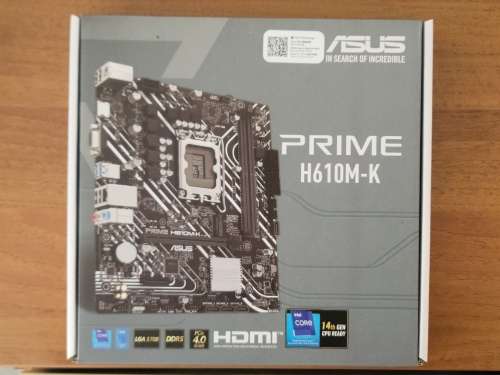 Фото Материнська плата ASUS PRIME H610M-K (90MB1GA0-M0EAY0) від користувача Ironhide