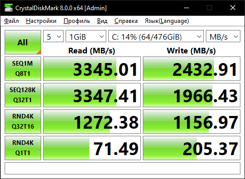 Фото SSD накопичувач ADATA XPG Gammix S11 Pro 512 GB (AGAMMIXS11P-512GT-C) від користувача Qeet Noir