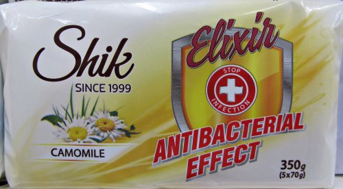 Фото  Шик Мыло твердое  Elixir Antibacterial Effect Camomile 5*70г (4820023366039) від користувача grindcorefan1