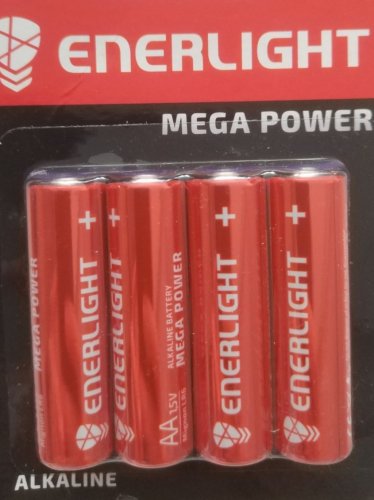 Фото Батарейка Enerlight AA bat Alkaline 4шт Mega Power 90060104 від користувача Mexanik