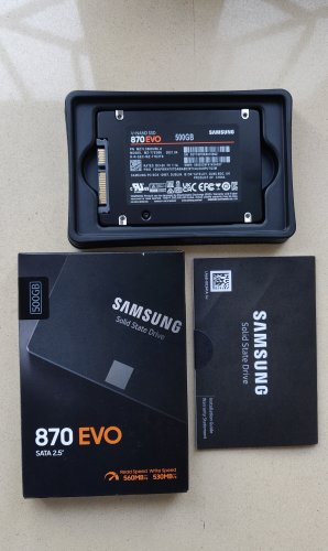 Фото SSD накопичувач Samsung 870 EVO 500 GB (MZ-77E500BW) від користувача N.George
