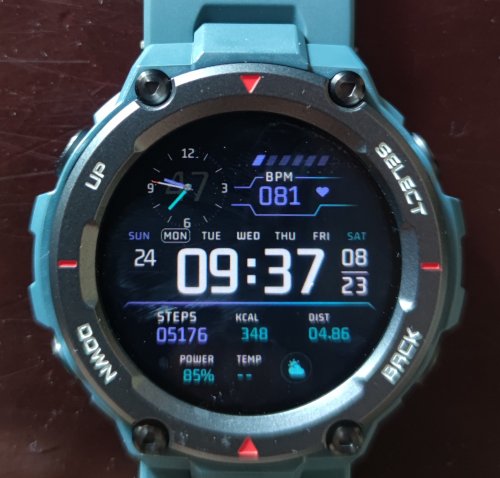 Фото Смарт-годинник Amazfit T-Rex Pro Steel Blue від користувача Antialex78