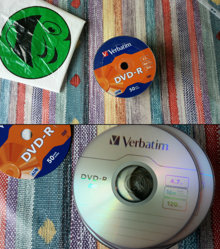 Фото Диск Verbatim DVD-R Matt Silver 50 Pack Wrap Spindle (43788) від користувача Ivan G