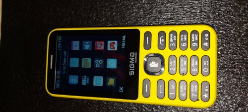 Фото Мобільний телефон Sigma mobile X-style 31 Power Yellow від користувача Seethe