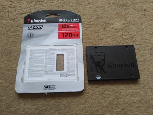 Фото SSD накопичувач Kingston A400 120 GB (SA400S37/120G) від користувача 