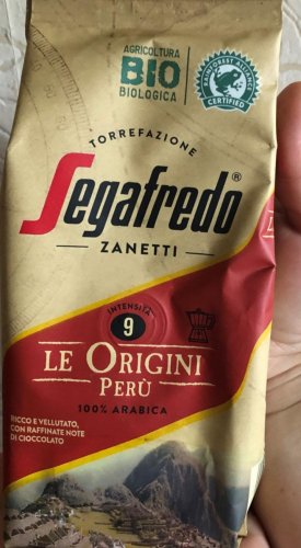 Фото Мелена кава Segafredo Le Origini Peru молотый 200 г (8003410243649) від користувача Mexanik
