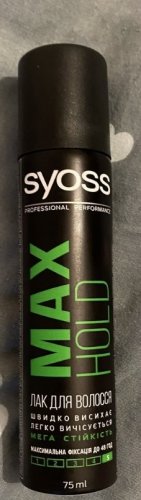 Фото лак для волосся Syoss Max Hold To-go 75 ml Лак для волос Максимальная фиксация 5 (3178040697300) від користувача Maya
