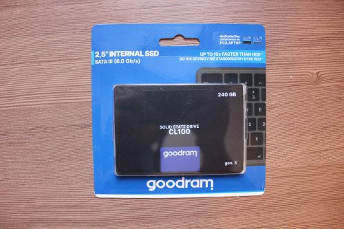 Фото SSD накопичувач GOODRAM CL100 GEN.3 240 GB (SSDPR-CL100-240-G3) від користувача Andrii