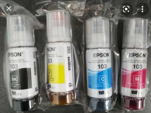 Фото Водорозчинні чорнила Epson 103 EcoTank 4-colour Multipack (C13T00S64A) від користувача Burning Money