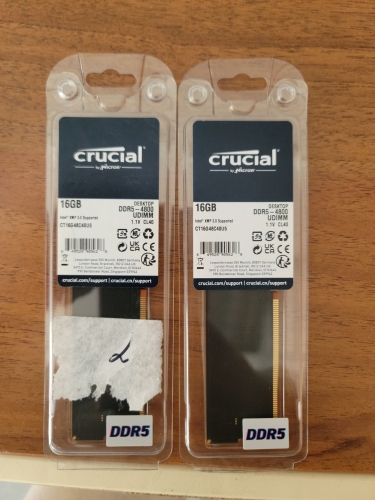 Фото Пам'ять для ноутбуків Crucial 16 GB SO-DIMM DDR5 4800 MHz (CT16G48C40S5) від користувача Ironhide