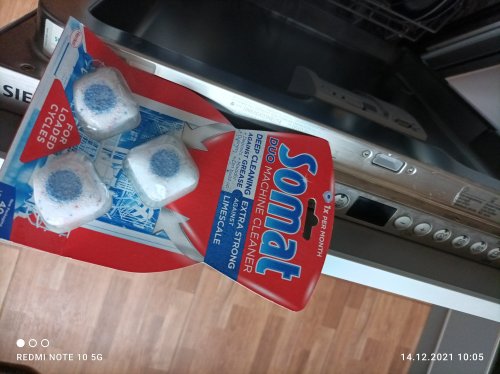 Фото засіб для чищення Somat Средство по уходу за посудомоечной машиной Machine Cleaner 60 г (9000100999786) від користувача Алена Аршиникова