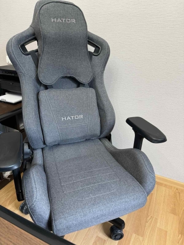 Фото Комп'ютерне крісло для геймера HATOR Arc Fabric Stone gray (HTC-984) від користувача vitaljano2008