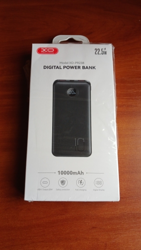 Фото Зовнішній акумулятор (павербанк) XO PR238 10000mAh 22.5W Black від користувача DarkFolko