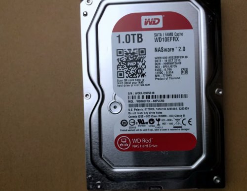 Фото Жорсткий диск WD Red 1 TB (WD10EFRX) від користувача Xardal