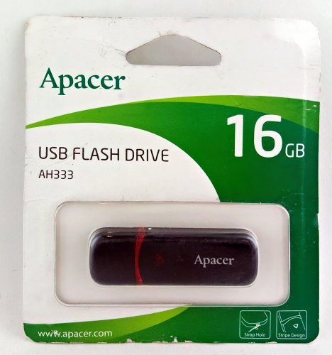Apacer 16 GB AH333 Black