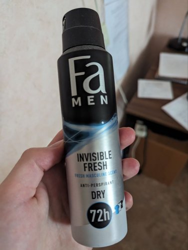 Фото  Fa Антиперспирант-спрей  Men Invisible Fresh со свежим ароматом 150 мл (9000101251524) від користувача Денис