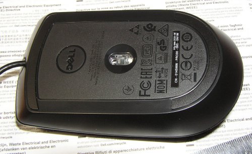 Фото Миша Dell MS116 USB Wired Optical Mouse Kit (570-AAIS) від користувача 339