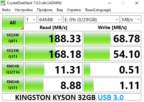 Фото Флешка Kingston 32 GB DataTraveler Kyson (DTKN/32GB) від користувача SergeyProud