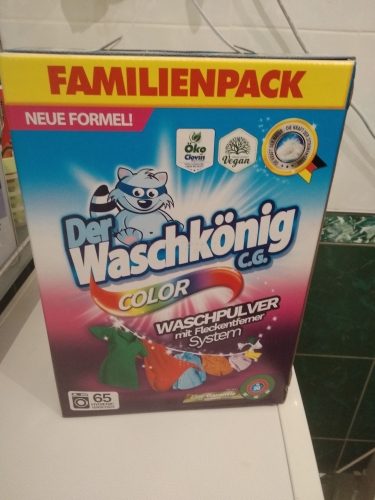 Фото Безфосфатний пральний порошок Waschkonig Стиральный порошок Color 5 кг (4260353550355) від користувача lordep