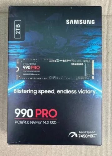 Фото SSD накопичувач Samsung 990 PRO with Heatsink 2 TB (MZ-V9P2T0CW) від користувача inga.chornobays