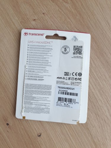 Фото Карта пам'яті Transcend 32 GB microSDHC 420T UHS-I (U1) V10 A1 TS32GUSD420T від користувача Sergey