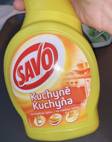 Фото Спрей для прибирання Savo Спрей для очищення забруднень від жиру  для кухні 500 мл (8710908101236) від користувача Sveta65