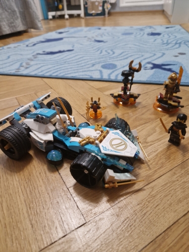 Фото Блоковий конструктор LEGO Ninjago Суперсила дракона Зейна/ Автомобіль для перегонів спін-джитсу (71791) від користувача 2364275