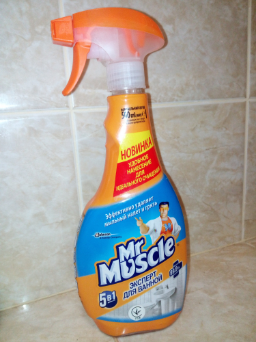 Фото Спрей для прибирання Mr Muscle Моющее средство Mr.Muscle для поверхностей и зеркал 0,5л (5000204159394) від користувача dr_ula