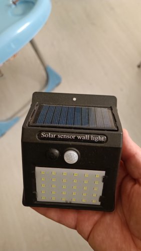 Фото сонячний світильник (на сонячній батареї) Luxel Світильник на сонячних батареях з датчиком руху , 10W, LED, 200Lm, 6000K (SSWl-01C) від користувача QuickStarts