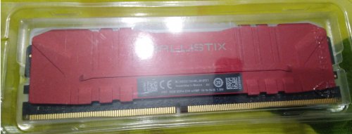 Фото Пам'ять для настільних комп'ютерів Crucial 16 GB DDR4 3200 MHz Ballistix Red RGB (BL16G32C16U4RL) від користувача VladMajor