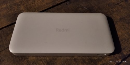 Фото Зовнішній акумулятор (павербанк) Xiaomi Redmi Power Bank 10000mAh White (VXN4286, PB100LZM, VXN4266) від користувача Дмитро