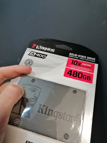 Фото SSD накопичувач Kingston A400 480 GB OEM (SA400S37/480GBK) від користувача Александр Александрович