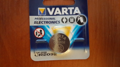 Фото Батарейка Varta CR-2032 bat(3B) Lithium 1шт (06032101401) від користувача lordep