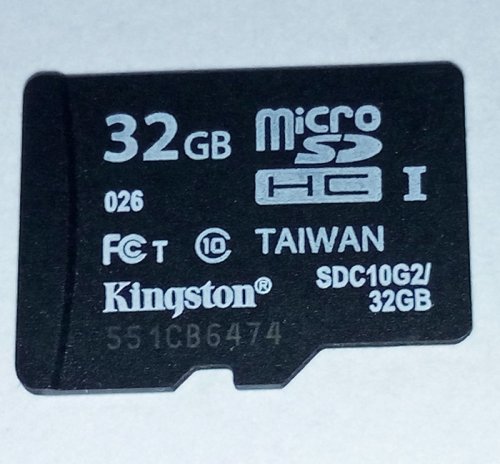 Фото Карта пам'яті Kingston 32 GB microSDHC Class 10 UHS-I + SD Adapter SDC10G2/32GB від користувача dr_ula