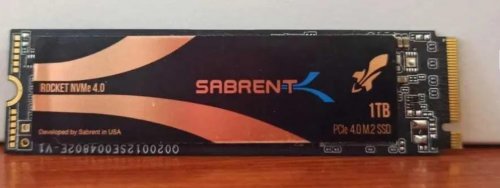 Фото SSD накопичувач Sabrent Rocket NVMe 4.0 1 TB (SB-ROCKET-NVMe4-1TB) від користувача 04950