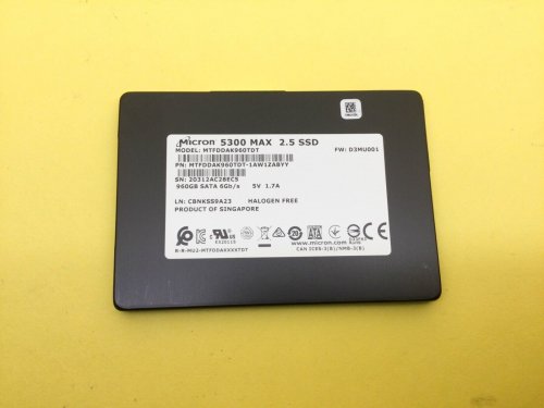Фото SSD накопичувач Micron 5300 Max 960 GB (MTFDDAK960TDT-1AW1ZABYY) від користувача Igor Kovalenko