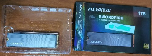 Фото SSD накопичувач ADATA Swordfish 1 TB (ASWORDFISH-1T-C) від користувача Андрій Ш