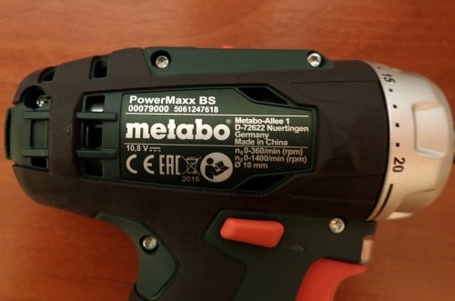 Фото Шурупокрут Metabo PowerMaxx BS Mobile Workshop (600079880) від користувача BETOC