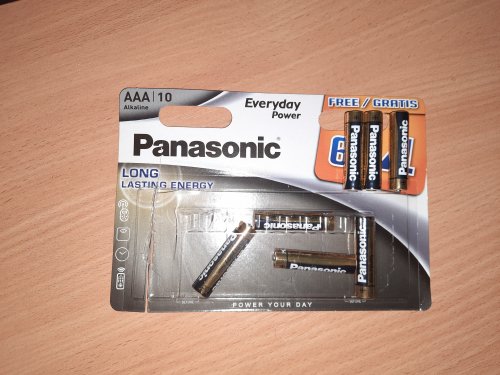 Фото Батарейка Panasonic AAA bat Alkaline 10шт Alkaline Power (LR03REB/10BW) від користувача Taras Yanishevskyi