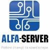 Логотип інтернет-магазина Alfa Server